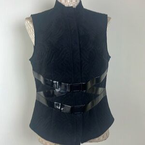Anne Fontaine quilted zip front vest